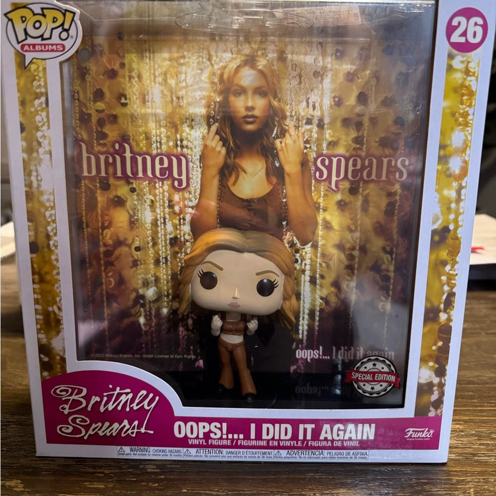 Funko Pop! Britney Spears Oops!... I Did It Again Special Edition